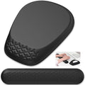 Ergonomic Mouse Pad with Wrist Rest, Memory Foam Support for Office by Laokiiy