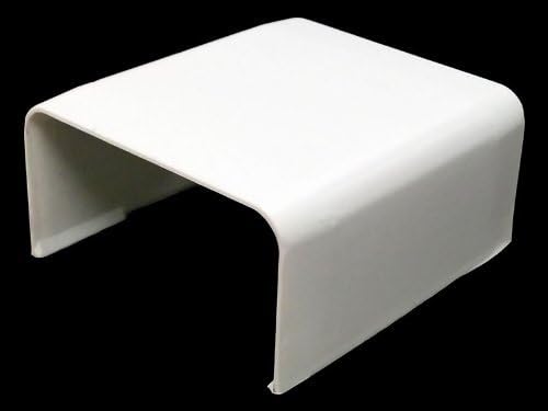 Joint Cover - Electriduct XX-Large Latching Cable Raceway Accessories - 3" x 2" Channel Size - White by Electriduct