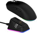 EPOMAKER NEX Lite Wireless Gaming Mouse w/Screens & RGB Charging Dock by EPOMAKER
