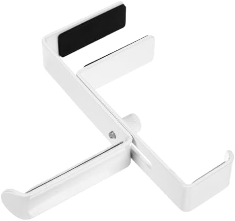 Lurrose Adjustable Metal Headphone Rack Under Desk with Non-Slip Pad Headset Hanger Clamp for Desktop Organization Compact Portable Design Suitable for Various Widths by Lurrose