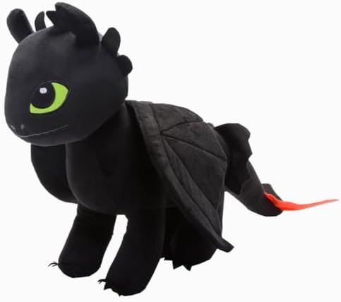 How To Train Your Dragon Toothless Bedding Super Soft Cozy Cuddle Pillow Buddy, (Officially Licensed Product) By Franco Collectibles by Franco
