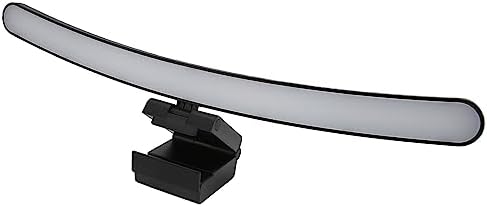 Curved Monitor Light Bar for Curved Monitor, Computer Monitor Lamp Bar with 3 Color Temperature Modes Stepless Dimming, Touch Control Computer Screen Lamp, for Work and Office by ciciglow