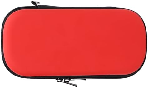 GOWENIC 3000 Game Console Case with Pockets, Anti Scratch Water PU (Red) by GOWENIC