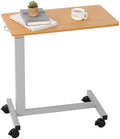 Heavy Duty Hospital Bed Table Adjustable Over The Bed Table With Wheels by Skuehod