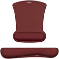 MOSISO Wrist Rest Support for Mouse Pad & Keyboard Set, Wine Red by MOSISO
