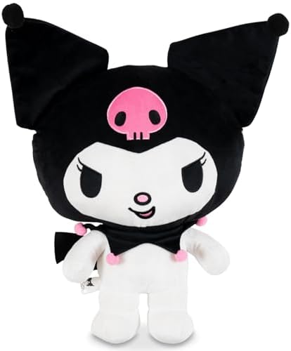Kuromi Cuddle Pillow Buddy, Kids Bedding Super Soft Plush Kawaii Pillow, (Officially Licensed Product) By Franco Collectibles by Franco