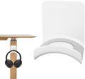 YAODHAOD Headset Hanger Holder Wall Mount, Sticky Headset Stand Holder Clip Under Desk for All Headphone/Controller (White,Wall-Mounted) by YAODHAOD