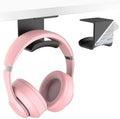HomeMount Under Desk Headphone Hanger, Adhesive Hook, Black 1 Pack by HomeMount
