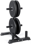 CAP 2-inch Olympic Bumper Plate Weight Set | 100-370 lbs | Multiple Colors | Storage Rack Optional by CAP