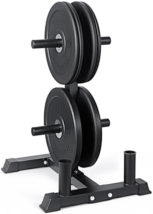 CAP 2-inch Olympic Bumper Plate Weight Set | 100-370 lbs | Multiple Colors | Storage Rack Optional by CAP