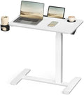 VASAGLE Overbed Table with Wheels, Mobile Laptop Standing Desk, 27.6 Inch by Unknown