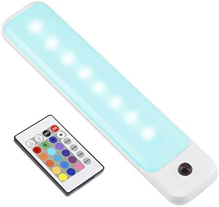 LUXSWAY LED Color Light Bar with Battery Operated,Dimmable Night Lighting, Stick On Light Bar Mulit-Color Changing for Closet,Stair,Shelf, Under Cabinet,DIY Effect by LUXSWAY