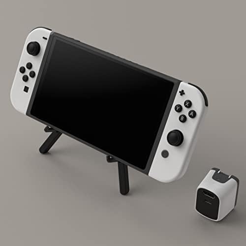 Genki Portable Kickstand 2 for OLED Nintendo Switch/Switch Lite - Foldable & Adjustable Sturdy Metal Stand - Compact Sturdy Holder Also for iPad Tablets, Smartphones, Steam Deck, ROG Ally - Image 6
