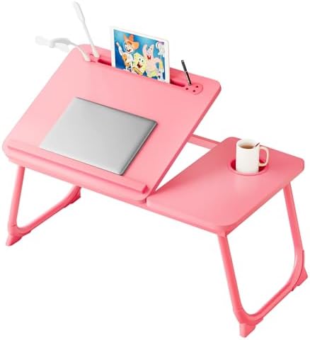 Laptop Desk for Bed, Adjustable Laptop Stand with 5 Different Angles by SIDIANBAN