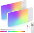 FULEN 2 Pack Rechargeable Motion Sensor Ceiling Light with RGB Color by FULEN