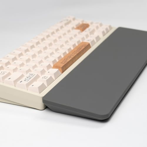 Sumgsn Grey Keyboard Wrist Rest, Gel Wrist Pad for Keyboard 60%/68%/70% | Ergonomic Keyboard Wrist Pad, Comfort Support for Typing and Gaming - Image 6