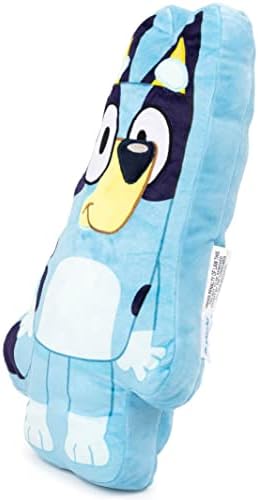 Jay Franco Polyester Bluey Shaped Decorative Pillow - Kids Super Soft Throw Plush Pillow - Measures 17 Inches (Official Bluey Product) - Image 3
