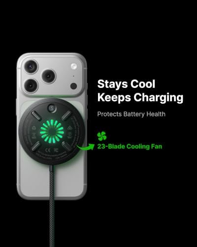 INIU Magnetic Wireless Charger, Qi2 15W Fast Charging Pad Travel Charger - Image 2
