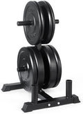 CAP 2-inch Olympic Bumper Plate Weight Set | 100-370 lbs | Multiple Colors | Storage Rack Optional by CAP