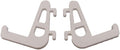 Replacement pair of mounting pegs compatible with IKEA SKADIS PEGBOARD - various colors and models - new 3d printed parts (White, 2 Hooks) by Handmade