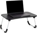 Mind Reader Lap Desk Laptop Stand with Folding Legs, Portable Bed Tray Table for Laptop, Breakfast, Reading, Crafts, MDF, Black by MindReader