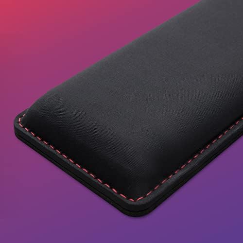HyperX Wrist Rest - Full Sized - Cooling Gel - Memory Foam - Anti-Slip - Ergonomic - Keyboard Accessory, Black - Image 4