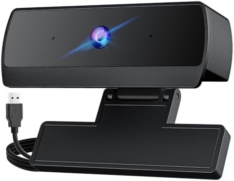 1080P HD Webcam, USB Plug & Play Computer Camera, Auto Low-Light Streaming Camera, Noise-Canceling Microphone Web cam - for Video on Laptop & Desktop by XOCLON