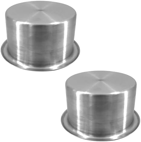 ISURE MARINE 2Pcs 3" Stainless Steel Drop-in Anti-Spill Cup Holder with Non-Slip Washer,Heavy Duty Poker Table Cup Holder Inserts Fits Standard Soda Can for Desk, Boats, RV Cars & Trucks - Image 2