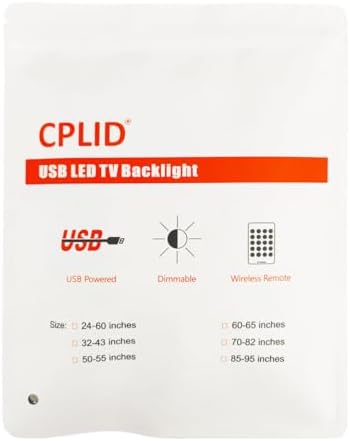 USB Powered RGB LED Strip Lights for 50 55 Inches TV Backlights Kit - Image 7