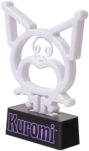 Silver Buffalo Sanrio Hello Kitty Kuromi Mood Lighting, Neon Light Lamp - Image 4