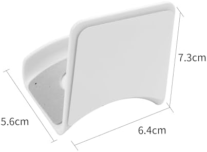 YAODHAOD Headset Hanger Holder Wall Mount, Sticky Headset Stand Holder Clip Under Desk for All Headphone/Controller (White,Wall-Mounted) - Image 6