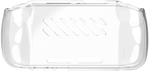 Walieoka Protective Case Compatible with RG406H Retro Handheld Game Console,TPU Protective Cover Game Console with Ergonomic Grip - Anti-Collision and Non-Slip (Transparent) by Unknown
