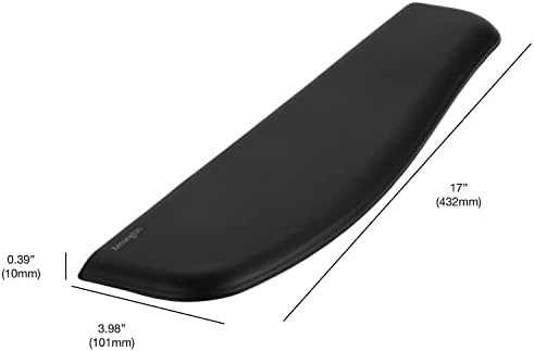 Kensington ErgoSoft Wrist Rest for Slim Keyboards, Black (K52800WW) - Image 3