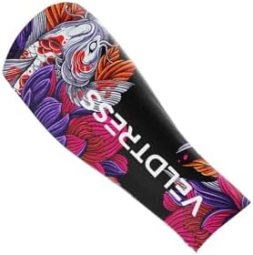 Gaming Arm Sleeve for PC Gamers - Breathable Wrist & Forearm Support, Ideal for FPS Aiming, Koi & Sakura Designs by Unknown