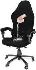 Gaming Chair Cover Game Chair Cover for Reclining Rotating Chair, Black | Waterproof, Cat Scratch Proof, Stretch with Amrest, Breathable, Anti-Scratch, Pet-Resistant,For Big Tall High Back Chairs by GOWT