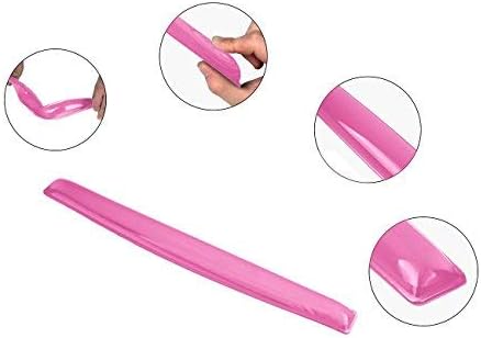 Gel Keyboard Wrist Rest Pad - Gel Keyboard Wrist Rest Pad | Wrist Rest Support for Office Gaming Computer Laptop Ergonomic Comfortable Pain Relief- Pink - Image 4