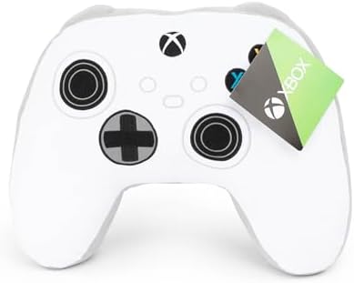 Xbox Controller Video Game Kids Plush Pillow Buddy for Boys, White - Image 6
