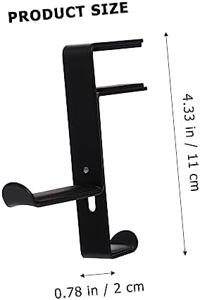 Lurrose Adjustable Clamp Headset Holder Metal Headphone Hanger Hook for Desk Non Slip Design for Gaming Headsets Fits Various Desktop Thicknesses - Image 7