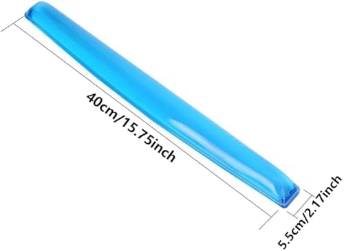 Gel Keyboard Wrist Rest Pad - Gel Keyboard Wrist Rest Pad | Wrist Rest Support for Office Gaming Computer Laptop Ergonomic Comfortable Pain Relief- Blue - Image 5