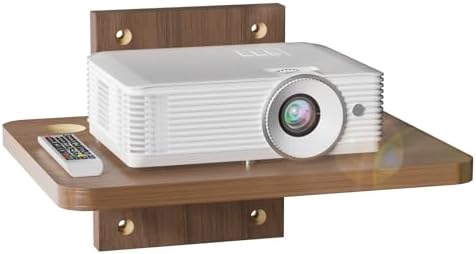 WALI 1 Tier Floating TV Wall Shelf for Projector, DVD Player by WALI