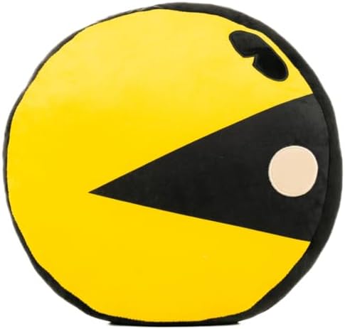 PAC-Man Bedding Super Soft Plush Decorative Throw Pillow, 14 in, (Officially Licensed Product) by Franco Collectibles by Franco