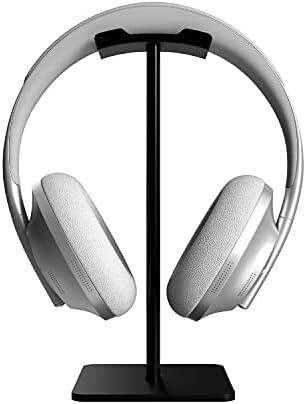 TalkWorks Headphone Stand Holder-Desktop Headset Stand Organizer and Tabletop Space Saver for Home, Office and Gaming Room - Sleek Design, Easy Assembly and Durable Non-Slip Base,Black by TALKWORKS%C2%AE