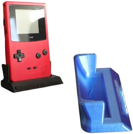 Display Stand for Game Boy Color – Retro Handheld Console Holder for Desk, Shelf, or Collector Display (blue) by Unknown
