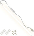 TrueColor USB LED Under Cabinet Light Bar, Frosted Cover, 24 in, Soft White by CLEANLIFE