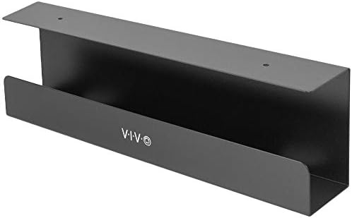 VIVO Under Desk 17 inch Cable Management Tray, Power Strip Holder, Cord Organizer, Wire Tamer for Office and Home, Black, DESK-AC06-1C (Pack of 16) by Unknown