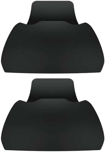 PlayVital 2 Pack Controller Display Stand for ps5, Gamepad Stand Desk Holder for ps5 Controller Accessories with Rubber Pads, Solid Black - Image 7