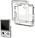TEHAOUU TPU Protective Case Compatible with Anbernic RG Rotate Handheld Game Console, Shockproof Console Cover, Slim Anti Slip Shell for Gaming Travel Daily Use (Transparent) by TEHAOUU