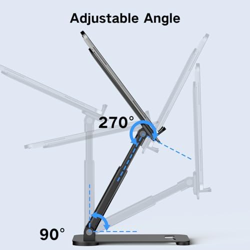Tonmom Tablet Stand for iPad Holder, Adjustable Tablet Holder for Desk - Image 4