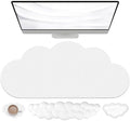 JIKIOU Ergonomic Keyboard Wrist Rest &Large Mouse Pad&Mouse Wrist & Cup Pad by JIKIOU