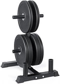 CAP 2-inch Olympic Bumper Plate Weight Set | 100-370 lbs | Multiple Colors | Storage Rack Optional by CAP